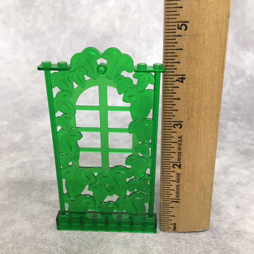 Lego Belville Ivy Wall /Window Translucent Green Replacement Part - Picture 4 of 6